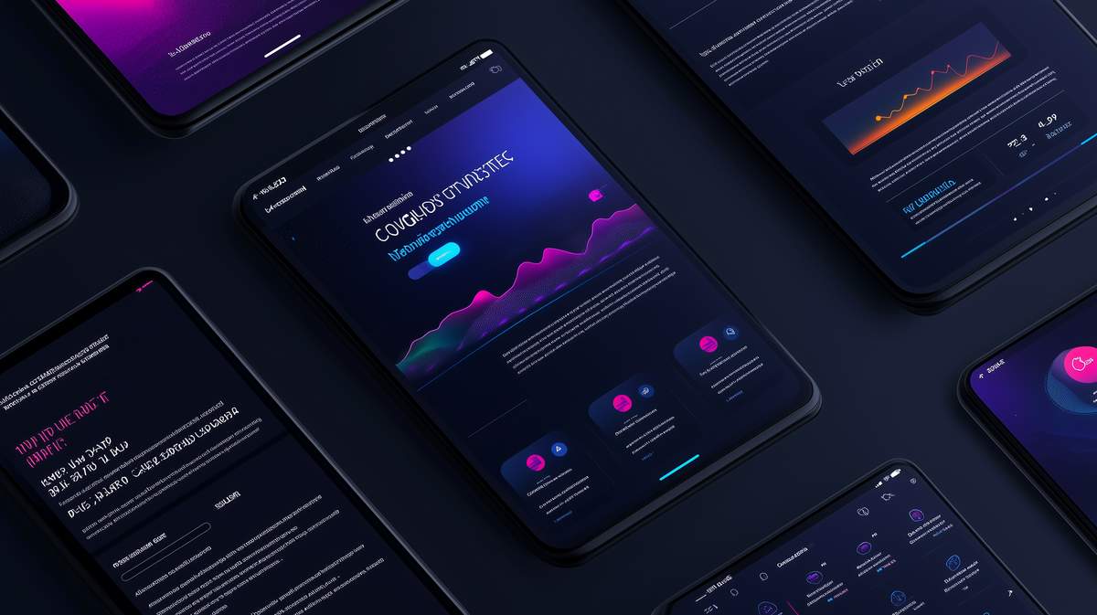 Mockup digital développé pour un client dans la finance