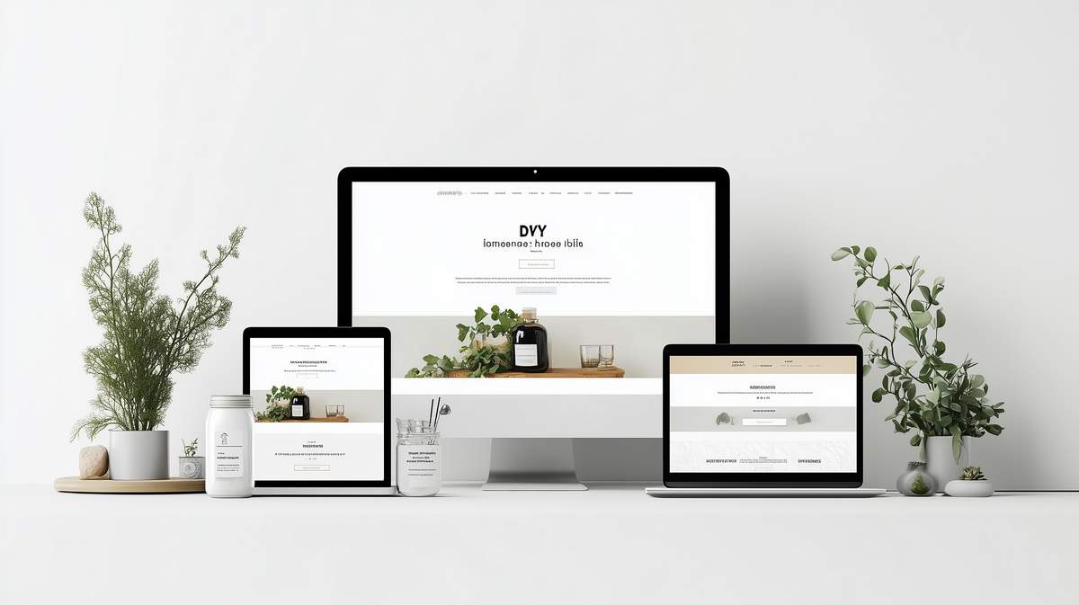 Un site WordPress sur ordinateur et tablette